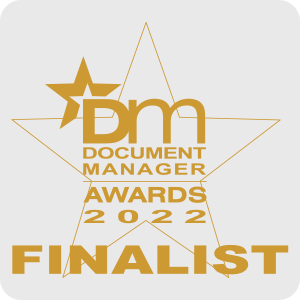 Document Manager Awards 2022 Finalist Logo